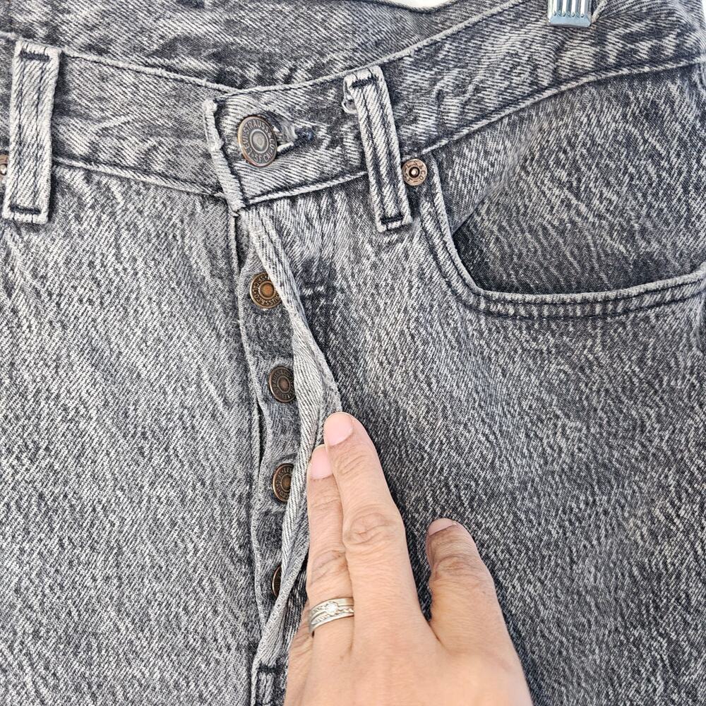 Levi's Vintage 90" 501 Straight Jean Faded Black size 31 - Picture 4 of 8
